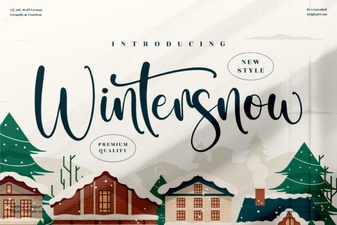 Wintersnow Font: Creative Display Designs & Ideas