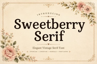 Sweetberry Serif: Elegant Typography for Creative Projects